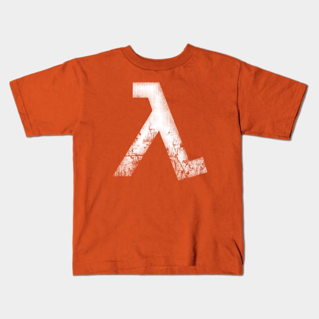 Lambda - White Kids T-Shirt by Remus